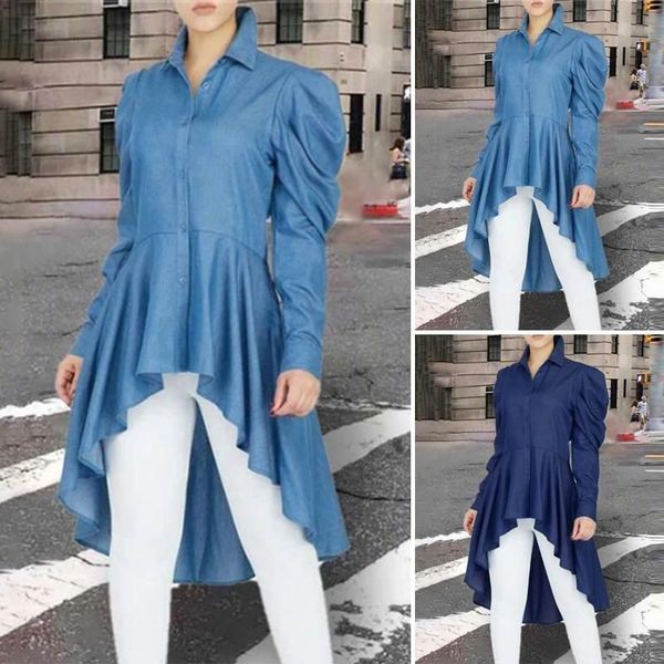 zanzea women demin blouse 2020 ladies turn down collar shirt casual solid blusa femininas plus size 5xl autumn cardigan, White
zanzea women demin blouse 2020 ladies turn down collar shirt casual solid blusa femininas plus size 5xl autumn cardigan, White