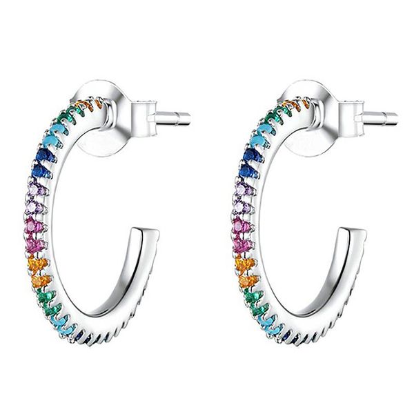 rainbow stud earrings colorful zirconia simple earrings trendy wedding party jewelry gift, Golden;silver
rainbow stud earrings colorful zirconia simple earrings trendy wedding party jewelry gift, Golden;silver