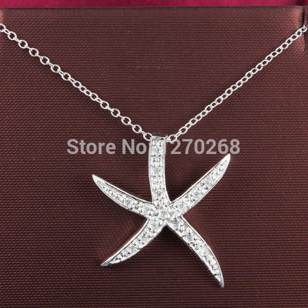 pendant necklaces p030 fashion jewelry silver sea star necklace with zircon cute christmas gift quality
pendant necklaces p030 fashion jewelry silver sea star necklace with zircon cute christmas gift quality