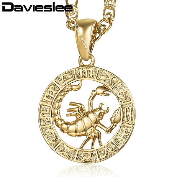 pendant necklaces davieslee womens scorpio necklace gold zodiac sign constellation for woman jewelry wholesale drop lgp364, Silver
pendant necklaces davieslee womens scorpio necklace gold zodiac sign constellation for woman jewelry wholesale drop lgp364, Silver