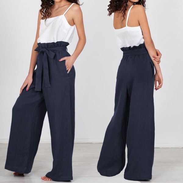 2020 celmia high waist wide leg pants women solid vintage linen trousers belt streetwear female pockets plus size pantalon femme1, Black;white
2020 celmia high waist wide leg pants women solid vintage linen trousers belt streetwear female pockets plus size pantalon femme1, Black;white