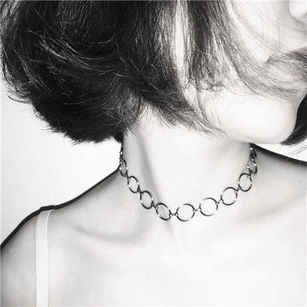 belt round buckle punk letter female neck jewelry neck collar collar collar new style, Silver
belt round buckle punk letter female neck jewelry neck collar collar collar new style, Silver