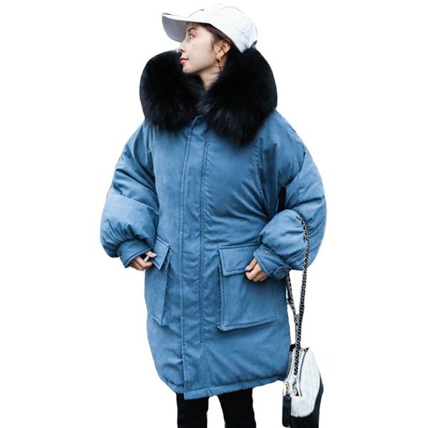 new 2020 winter down cotton jacket women long coat parkas thickening female warm clothes fur collar down jacket t94, Black
new 2020 winter down cotton jacket women long coat parkas thickening female warm clothes fur collar down jacket t94, Black