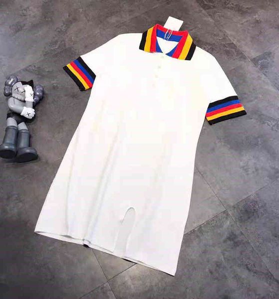 2022 factory wholesale new tb2021 spring summer polo split skirt with colorful threaded collar showing white and breathable dress, Black;gray
2022 factory wholesale new tb2021 spring summer polo split skirt with colorful threaded collar showing white and breathable dress, Black;gray
