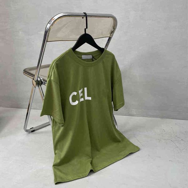 2022 factory wholesale new fashion letter printing simple short t-shirt women's summer green casual loose couple half sleeve a1, White
2022 factory wholesale new fashion letter printing simple short t-shirt women's summer green casual loose couple half sleeve a1, White