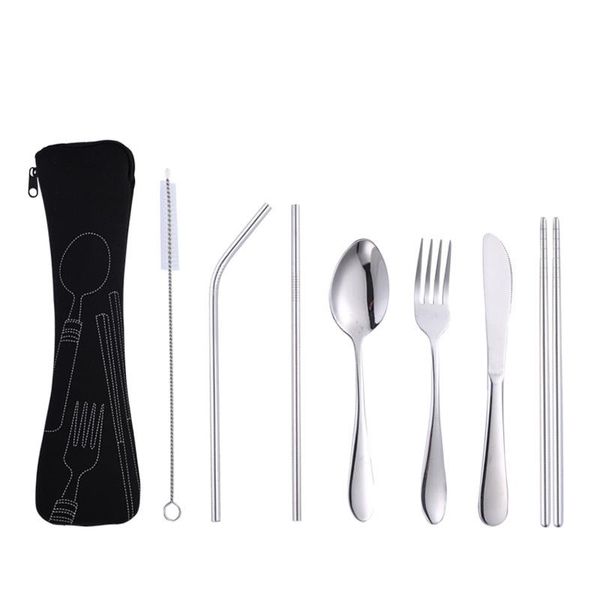 portable spoon fork knife lunch set 7pcs/set 4pcs/set stainless steel tableware set travel tableware dinnerware with bag bh1524 tqq
portable spoon fork knife lunch set 7pcs/set 4pcs/set stainless steel tableware set travel tableware dinnerware with bag bh1524 tqq