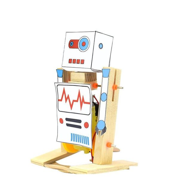 diy wooden electric science walking robot model kit toy for children physical science experiment creative educationa sqcigp toys2010
diy wooden electric science walking robot model kit toy for children physical science experiment creative educationa sqcigp toys2010
