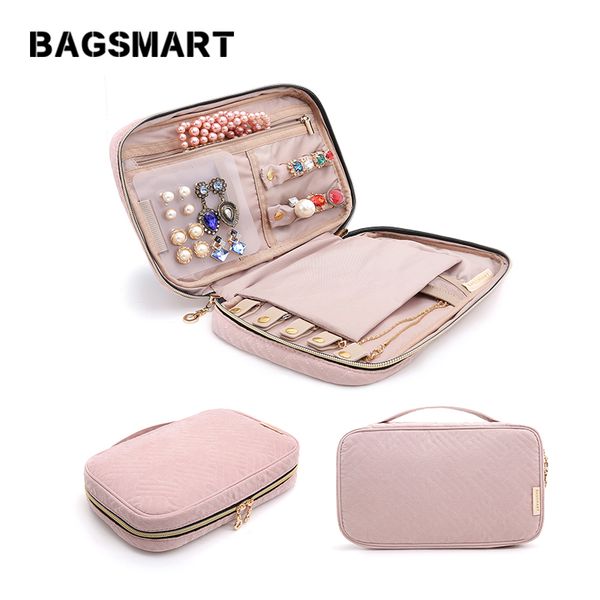 bagsmart women travel jewelry organizer case female cosmetics bags jewelry pouch bag for necklace bracelet earring ring watch t200602
bagsmart women travel jewelry organizer case female cosmetics bags jewelry pouch bag for necklace bracelet earring ring watch t200602