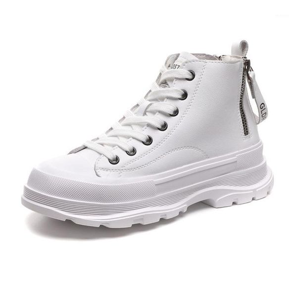 100% genuine leather shoes women autumn early winter boots fashion brand women ankle boots black white height increasing a25931
100% genuine leather shoes women autumn early winter boots fashion brand women ankle boots black white height increasing a25931