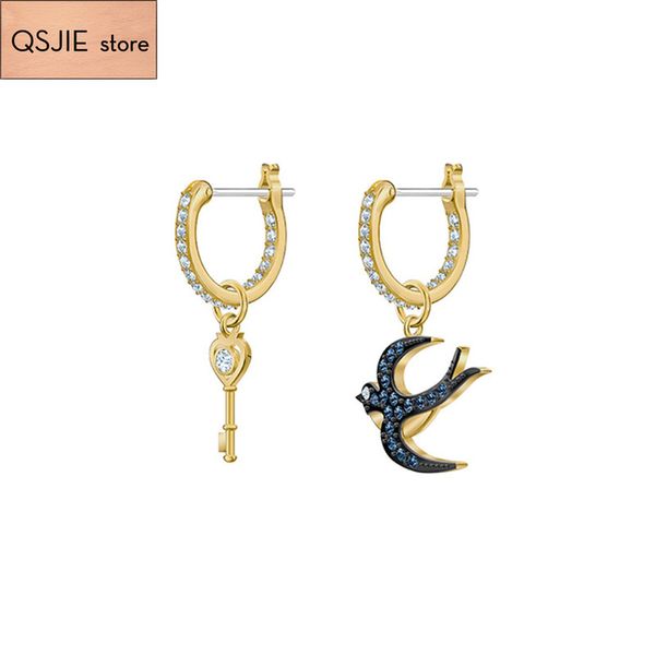 qsjie swa. {new style} mysterious asymmetric swallow earrings charming fashion jewelry, Golden;silver
qsjie swa. {new style} mysterious asymmetric swallow earrings charming fashion jewelry, Golden;silver