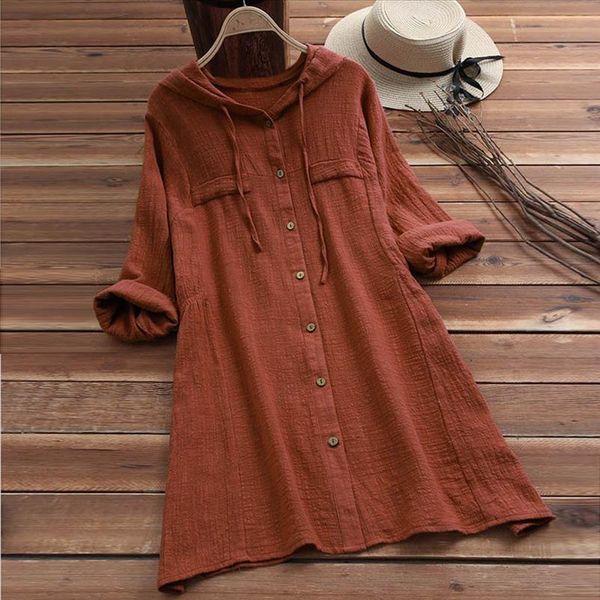 womens casual button blouses plus size boho ladies cotton long sleeve hooded pocket loose women blusas mujer de moda 2020, White
womens casual button blouses plus size boho ladies cotton long sleeve hooded pocket loose women blusas mujer de moda 2020, White