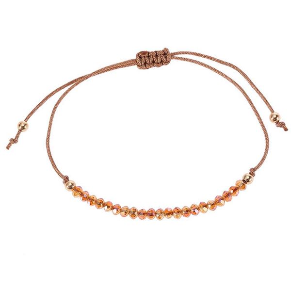 charm bracelets faceted crystal rope bracelet for women simple style beaded strand handmade braided adjustable gift jewelry, Golden;silver
charm bracelets faceted crystal rope bracelet for women simple style beaded strand handmade braided adjustable gift jewelry, Golden;silver