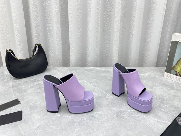 2022 satin platform super high heel half slippers open toe flip flops dinner shoes chunky heel sandals ladies size 35-42, Black
2022 satin platform super high heel half slippers open toe flip flops dinner shoes chunky heel sandals ladies size 35-42, Black