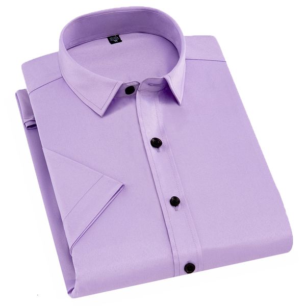 2021 new brand flat stretch large size short sleeve slim fit formal purple business men's social shirt zgu1, White;black
2021 new brand flat stretch large size short sleeve slim fit formal purple business men's social shirt zgu1, White;black