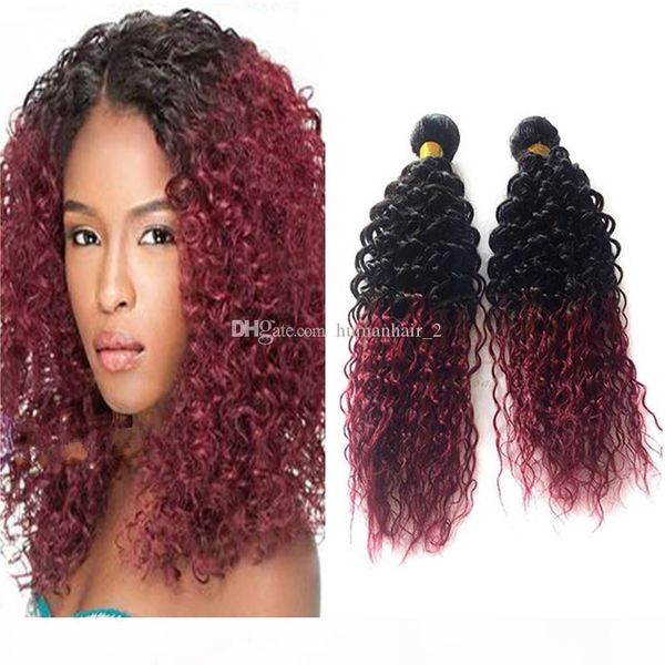 two tone black to burgundy ombre hair extensions weaves 9a peruvian virgin hair body wave human hair 3 bundles 1b 99j wine red, Black;brown
two tone black to burgundy ombre hair extensions weaves 9a peruvian virgin hair body wave human hair 3 bundles 1b 99j wine red, Black;brown