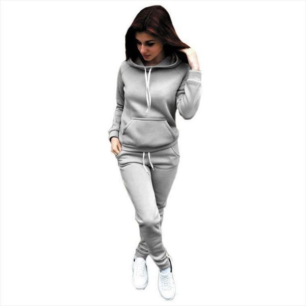tracksuit 2pcs women set hoodies crop solid sweatshirt pants hooded 2 pieces sets women clothing suits female, Gray
tracksuit 2pcs women set hoodies crop solid sweatshirt pants hooded 2 pieces sets women clothing suits female, Gray