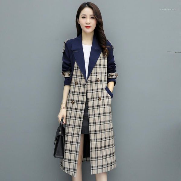 women's trench coats 2021 spring coat for women casual plaid long clothes turn down collar sleeve belt slim coat1, Tan;black
women's trench coats 2021 spring coat for women casual plaid long clothes turn down collar sleeve belt slim coat1, Tan;black