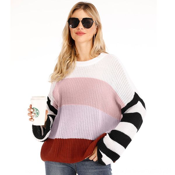 new autumn winter 2020 women t-shirt pullover 's intermediate color stitching t-shirt pullover temperament commuter loose sweater women, White;black
new autumn winter 2020 women t-shirt pullover 's intermediate color stitching t-shirt pullover temperament commuter loose sweater women, White;black