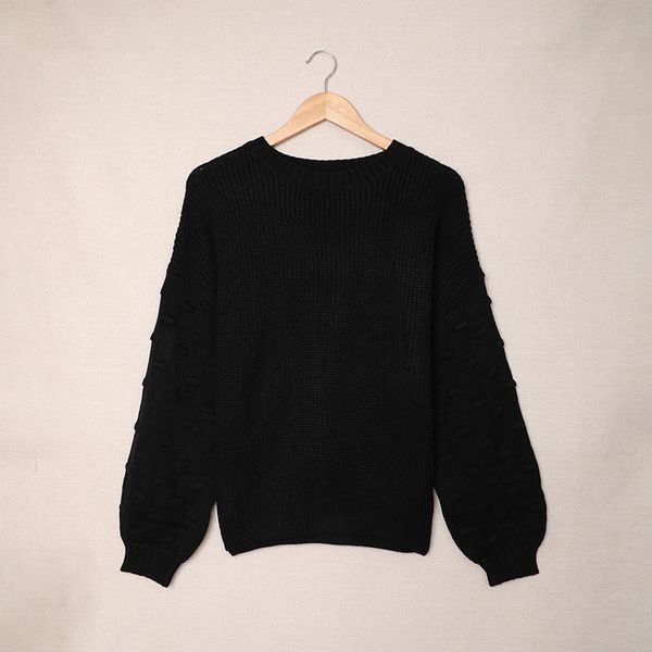 shi ying solid color sweater women's autumn and winter new style amazon long-sleeved jacquard bottoming shirt knitted pullover, White;black
shi ying solid color sweater women's autumn and winter new style amazon long-sleeved jacquard bottoming shirt knitted pullover, White;black