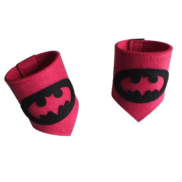 26 characters kids superhero wristband wristlet costume accessories material felt for children toys birthday gifts, Silver
26 characters kids superhero wristband wristlet costume accessories material felt for children toys birthday gifts, Silver