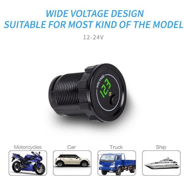 waterproof motorcycle boat car dc 12v 24v 30v led voltmeter display voltage meter with on off switch low voltage alarm x3ud
waterproof motorcycle boat car dc 12v 24v 30v led voltmeter display voltage meter with on off switch low voltage alarm x3ud