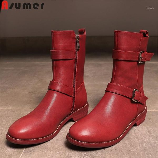 asumer 2020 new arrival genuine leather shoes women ankle boots buckle round toe autumn winter short boots woman casual shoes1, Black
asumer 2020 new arrival genuine leather shoes women ankle boots buckle round toe autumn winter short boots woman casual shoes1, Black