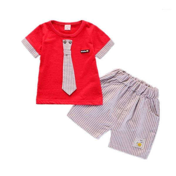 kids short sleeve summer children fashion clothing baby boys girls tie t shirt shorts 2pcs/sets infant clothes toddler tracksuit1, White
kids short sleeve summer children fashion clothing baby boys girls tie t shirt shorts 2pcs/sets infant clothes toddler tracksuit1, White