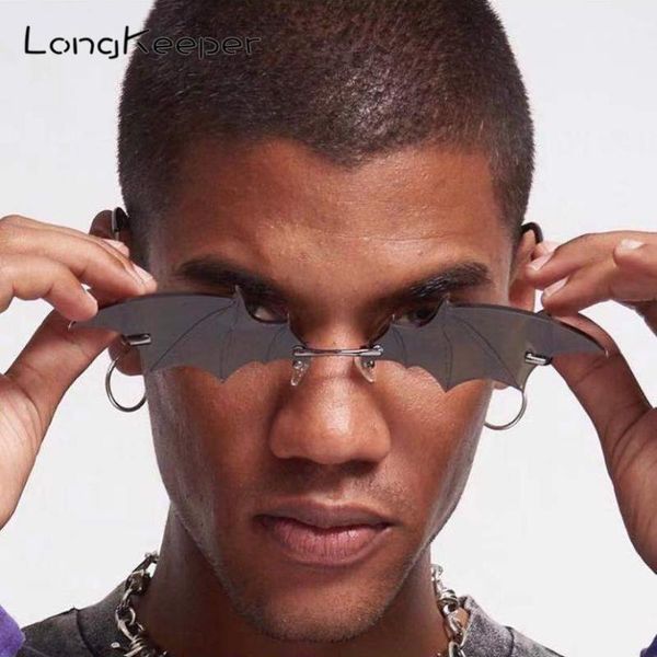 steampunk bat vintage sunglasses women men mirror retro rimless sun glasses female male uv400 oculos feminino1, White;black
steampunk bat vintage sunglasses women men mirror retro rimless sun glasses female male uv400 oculos feminino1, White;black