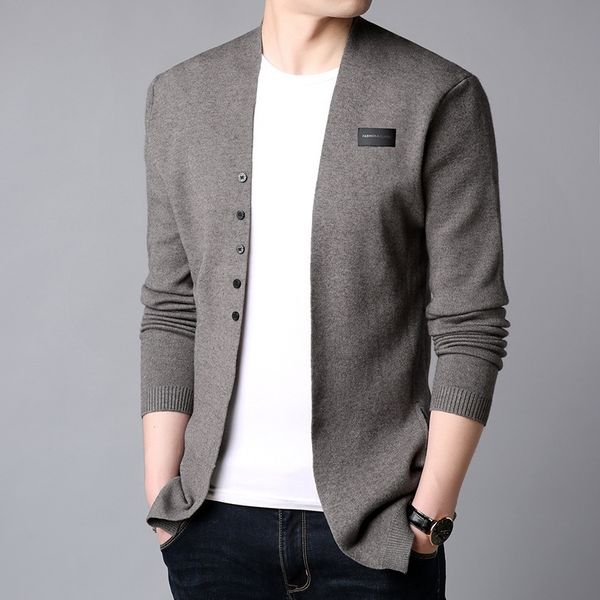 cardigan men casual knitted cotton wool sweater men clothes autumn winter new mens sweaters and cardigans coat 201022, White;black
cardigan men casual knitted cotton wool sweater men clothes autumn winter new mens sweaters and cardigans coat 201022, White;black