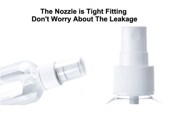 pet empty white and clear portable spray bottle 100ml plastic refillable container with fine mist sprayer and dust cap for cleaning dha1244
pet empty white and clear portable spray bottle 100ml plastic refillable container with fine mist sprayer and dust cap for cleaning dha1244