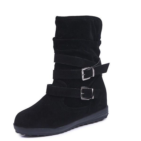 2020 women winter boots faux suede leather wedg hidden heel shoes high casual shoes for woman mid boots large size 43, Black
2020 women winter boots faux suede leather wedg hidden heel shoes high casual shoes for woman mid boots large size 43, Black