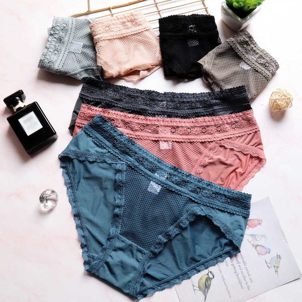 lace ee ice silk panties women's breathable seamless ladies underwear low waist hip lift briefs, Black;pink
lace ee ice silk panties women's breathable seamless ladies underwear low waist hip lift briefs, Black;pink