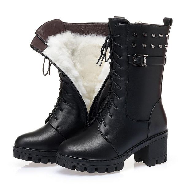 boots aq743 winter genuine leathe women mid-calf platform boot wool and velvet woman botas muje, Black
boots aq743 winter genuine leathe women mid-calf platform boot wool and velvet woman botas muje, Black