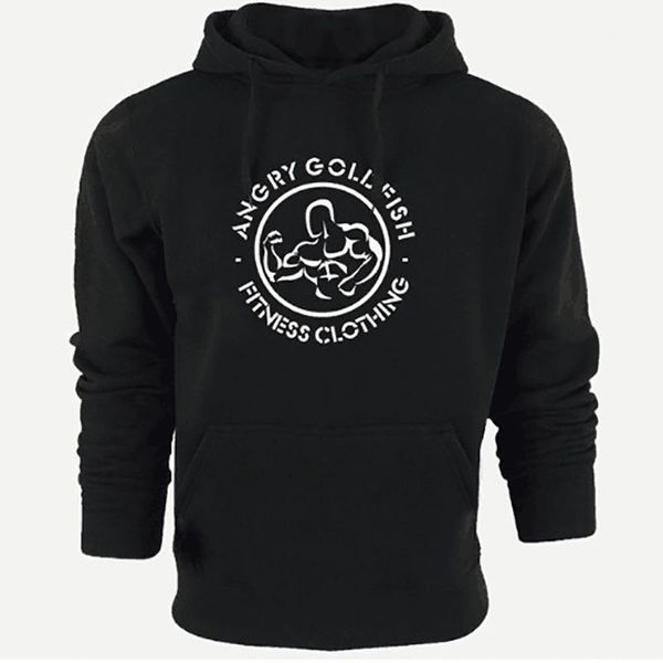 men's hoodies & sweatshirts bodybuilding pattern printing men casual slim fit hooded sweatshirt fashion angry gold fish high-quality pu, Black
men's hoodies & sweatshirts bodybuilding pattern printing men casual slim fit hooded sweatshirt fashion angry gold fish high-quality pu, Black