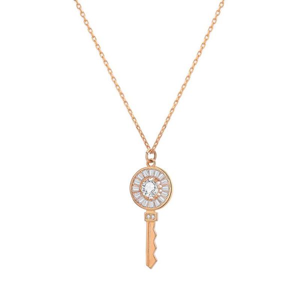small key necklace gold color charm thin chain shiny cz zirconia jewelry for women pendant necklaces friends gifts 2020 new, Silver
small key necklace gold color charm thin chain shiny cz zirconia jewelry for women pendant necklaces friends gifts 2020 new, Silver