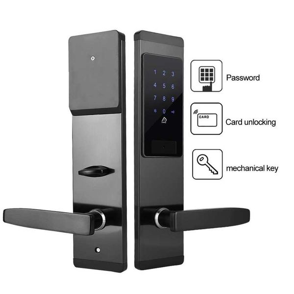 smart lock door digital security intelligent touchscreen fingerprint code card door lock electronic keyless security entry
smart lock door digital security intelligent touchscreen fingerprint code card door lock electronic keyless security entry