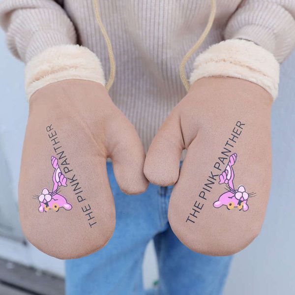 winter ladies plush warm new gloves style cartoon printing student mittens, Blue;gray
winter ladies plush warm new gloves style cartoon printing student mittens, Blue;gray
