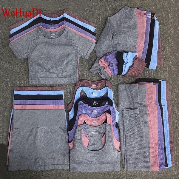 yoga outfits wohuadi sportswear for women clothing 2021 seamless set fitness suits short sleeve shirt high waist leggings sports bra gym, White;red
yoga outfits wohuadi sportswear for women clothing 2021 seamless set fitness suits short sleeve shirt high waist leggings sports bra gym, White;red