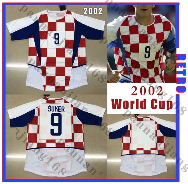 #9 suker 2002 world cup retro soccer jersey 02 vintage classic football shirt, Black;yellow
#9 suker 2002 world cup retro soccer jersey 02 vintage classic football shirt, Black;yellow