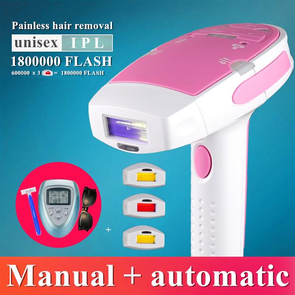 new 3in1 1800000 flash ipl laser hair removal machine laser epilator for women permanent bikini trimmer electric depilador laser
new 3in1 1800000 flash ipl laser hair removal machine laser epilator for women permanent bikini trimmer electric depilador laser
