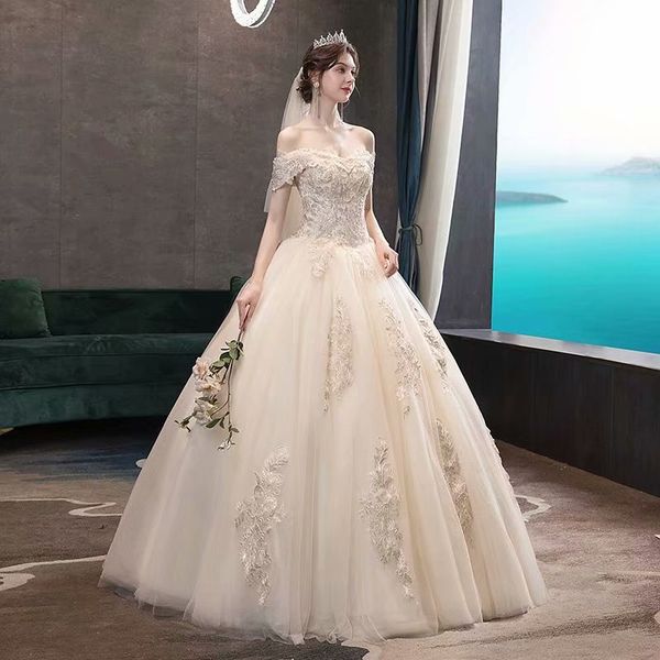 2021 new wedding dress out shoulder dressed long lace bride line to be undefined 3szr, Blue;red
2021 new wedding dress out shoulder dressed long lace bride line to be undefined 3szr, Blue;red