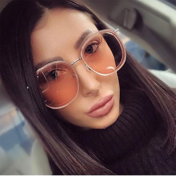 new brand design oversized sunglasses women 2020 classic round frame retro ocean lens sun glasses shades oculos uv400, White;black
new brand design oversized sunglasses women 2020 classic round frame retro ocean lens sun glasses shades oculos uv400, White;black