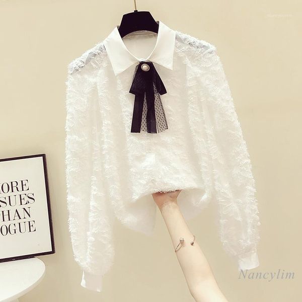 women's blouses & shirts long sleeve white chiffon blouse women all-match bow lapel shirt 2021 spring nancylim office lady female
women's blouses & shirts long sleeve white chiffon blouse women all-match bow lapel shirt 2021 spring nancylim office lady female