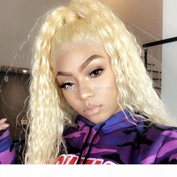 613 blonde lace front wig human hair with baby hair water wave virgin peruvian full lace color wigs part bleached knots, Black;brown
613 blonde lace front wig human hair with baby hair water wave virgin peruvian full lace color wigs part bleached knots, Black;brown