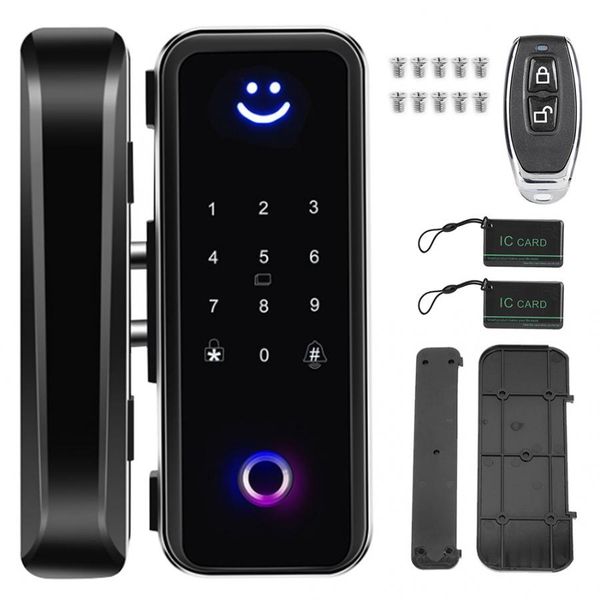 glass door fingerprint password ic card bluetooth app lock access control system cerradura de puerta huella digital caja fuerte
glass door fingerprint password ic card bluetooth app lock access control system cerradura de puerta huella digital caja fuerte