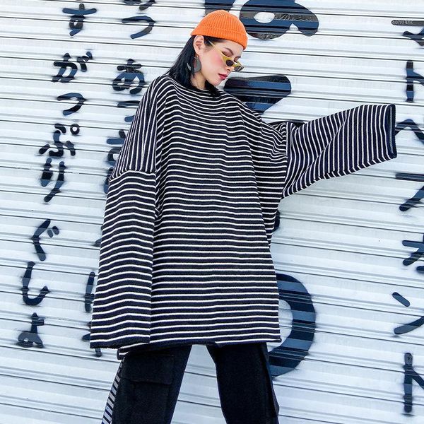 mevgowhite black stripes long sleeve women sweater fashion plus size o-neck pullover casual winter loose sweaters hd33651, White;black
mevgowhite black stripes long sleeve women sweater fashion plus size o-neck pullover casual winter loose sweaters hd33651, White;black