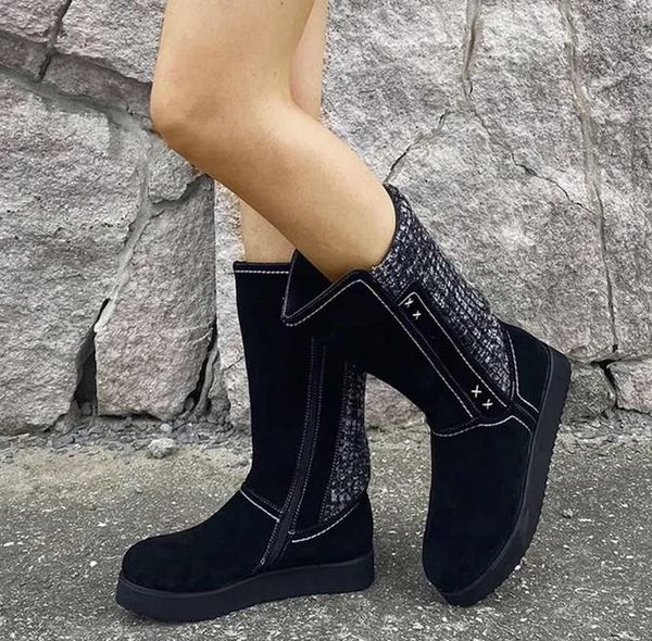 2020 women new winter snow boots outdoor waterproof anti-slip warm fur plush thicken boots anti-collision flats botas mujer, Black
2020 women new winter snow boots outdoor waterproof anti-slip warm fur plush thicken boots anti-collision flats botas mujer, Black