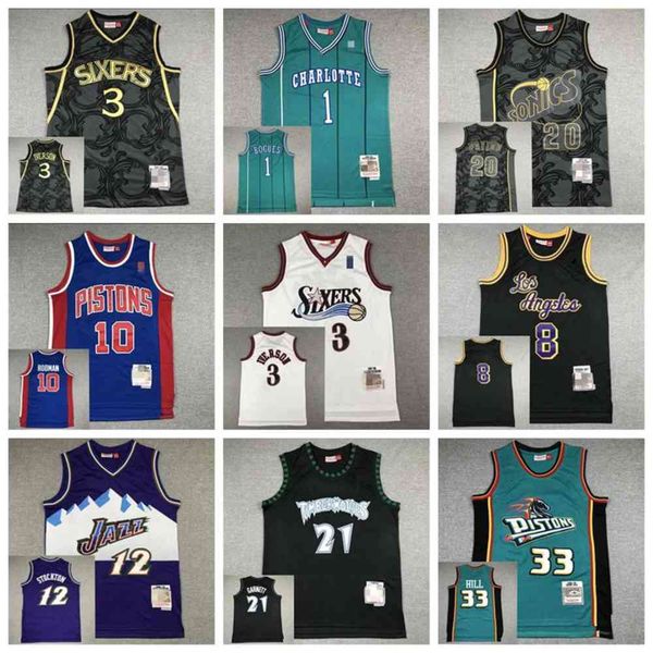 men dj 91 rodman basketball jerseys 3 iversen 1 bogues john 12 stockton 21 garnett 33 hill 10 rooman 23 mj mitchell & ness classics player t, Black;red
men dj 91 rodman basketball jerseys 3 iversen 1 bogues john 12 stockton 21 garnett 33 hill 10 rooman 23 mj mitchell & ness classics player t, Black;red
