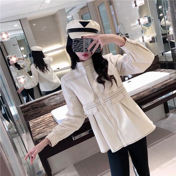 jacket jacket women's autumn and winter versatile 2020 new korean loose casual fashion style short, White;black
jacket jacket women's autumn and winter versatile 2020 new korean loose casual fashion style short, White;black