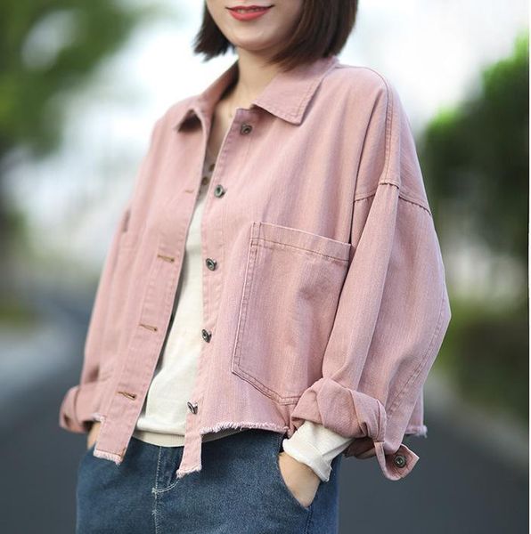 autumn women temperament loose plus size casual long sleeve jacket female denim jacket and coat harajuku jeans lady 1, Black;brown
autumn women temperament loose plus size casual long sleeve jacket female denim jacket and coat harajuku jeans lady 1, Black;brown